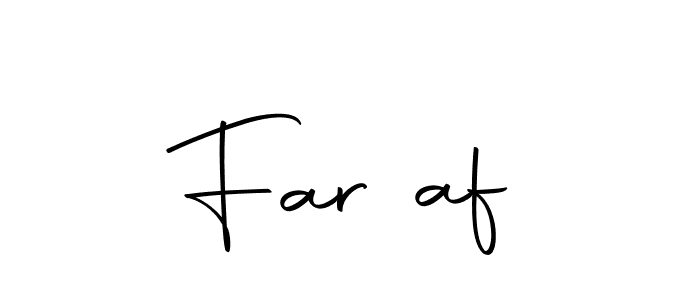 Design your own signature with our free online signature maker. With this signature software, you can create a handwritten (Autography-DOLnW) signature for name FarЯaf. FarЯaf signature style 10 images and pictures png