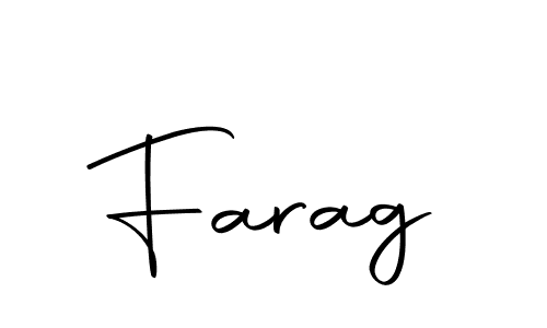 Make a beautiful signature design for name Farag. With this signature (Autography-DOLnW) style, you can create a handwritten signature for free. Farag signature style 10 images and pictures png