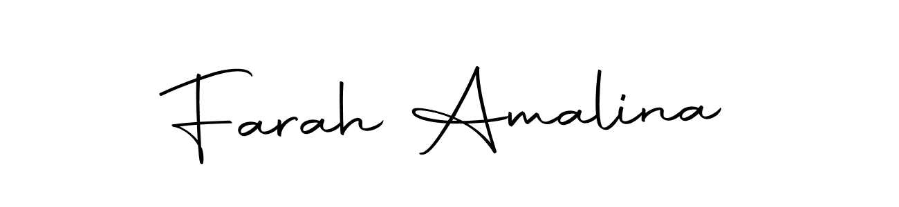 Create a beautiful signature design for name Farah Amalina. With this signature (Autography-DOLnW) fonts, you can make a handwritten signature for free. Farah Amalina signature style 10 images and pictures png