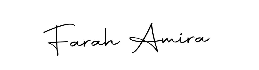 Also we have Farah Amira name is the best signature style. Create professional handwritten signature collection using Autography-DOLnW autograph style. Farah Amira signature style 10 images and pictures png