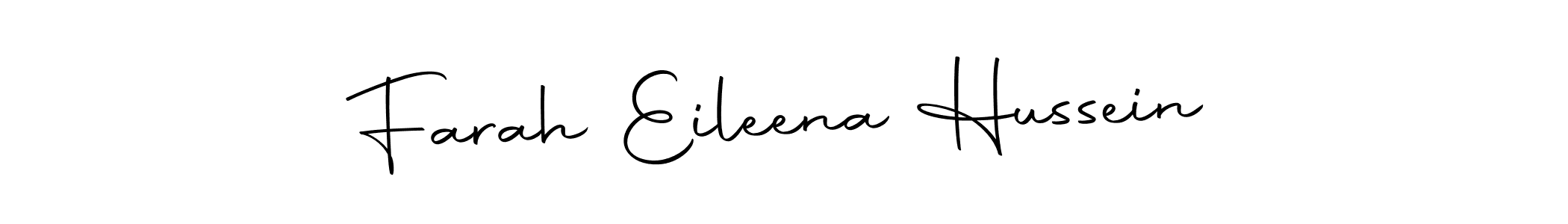Make a beautiful signature design for name Farah Eileena Hussein. With this signature (Autography-DOLnW) style, you can create a handwritten signature for free. Farah Eileena Hussein signature style 10 images and pictures png