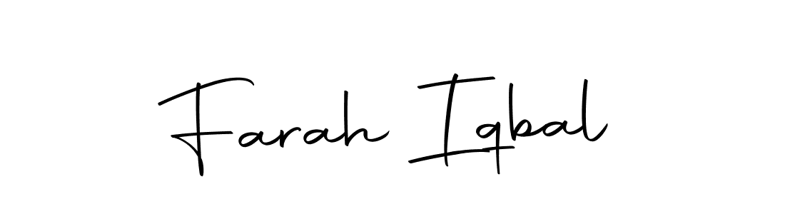 Make a short Farah Iqbal signature style. Manage your documents anywhere anytime using Autography-DOLnW. Create and add eSignatures, submit forms, share and send files easily. Farah Iqbal signature style 10 images and pictures png