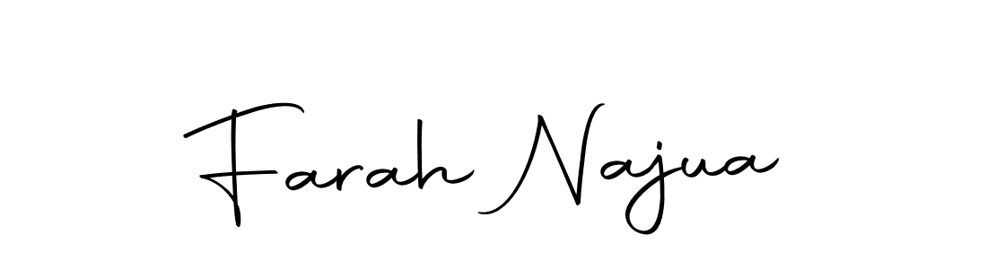 This is the best signature style for the Farah Najua name. Also you like these signature font (Autography-DOLnW). Mix name signature. Farah Najua signature style 10 images and pictures png