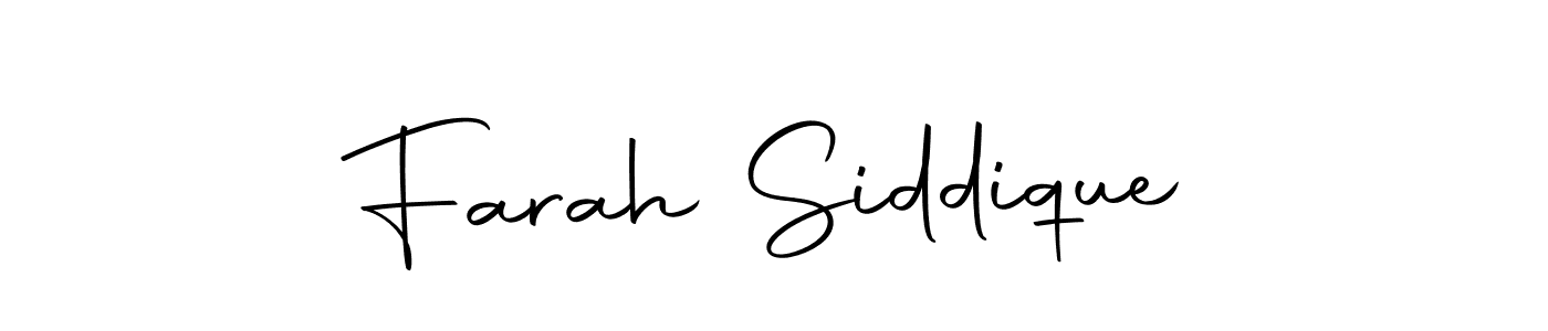 Also we have Farah Siddique name is the best signature style. Create professional handwritten signature collection using Autography-DOLnW autograph style. Farah Siddique signature style 10 images and pictures png