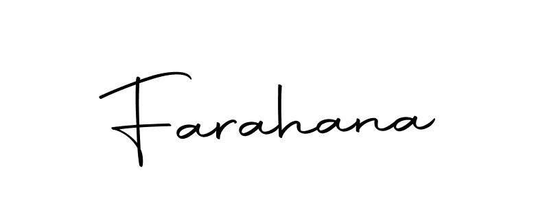 You can use this online signature creator to create a handwritten signature for the name Farahana. This is the best online autograph maker. Farahana signature style 10 images and pictures png