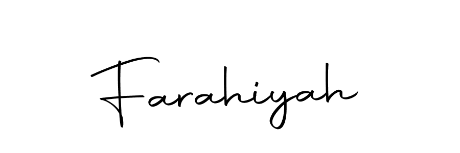 Here are the top 10 professional signature styles for the name Farahiyah. These are the best autograph styles you can use for your name. Farahiyah signature style 10 images and pictures png