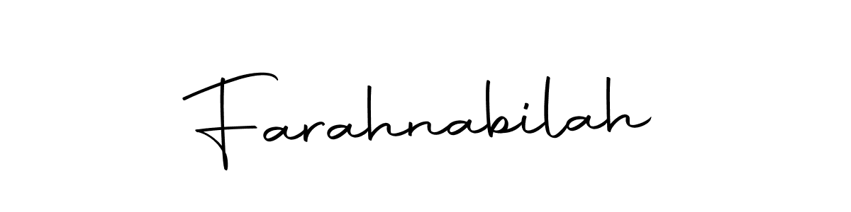 How to Draw Farahnabilah signature style? Autography-DOLnW is a latest design signature styles for name Farahnabilah. Farahnabilah signature style 10 images and pictures png