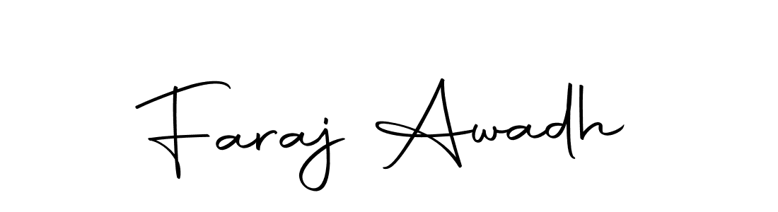 How to make Faraj Awadh signature? Autography-DOLnW is a professional autograph style. Create handwritten signature for Faraj Awadh name. Faraj Awadh signature style 10 images and pictures png