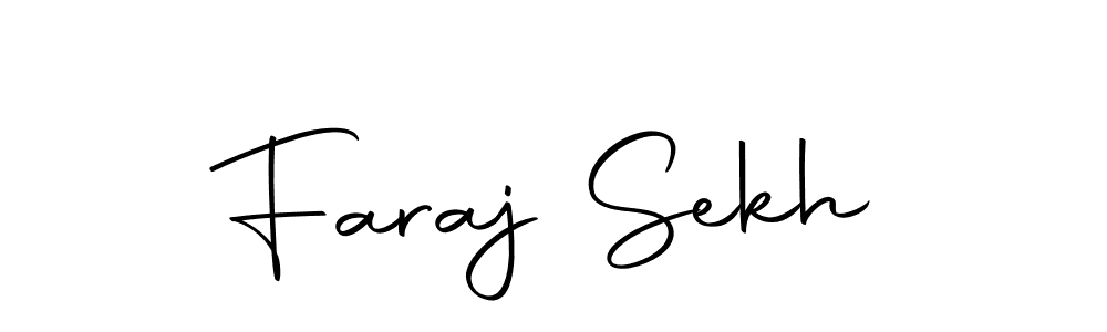 Make a short Faraj Sekh signature style. Manage your documents anywhere anytime using Autography-DOLnW. Create and add eSignatures, submit forms, share and send files easily. Faraj Sekh signature style 10 images and pictures png