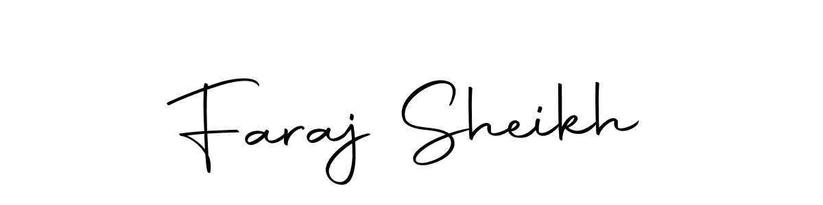 Design your own signature with our free online signature maker. With this signature software, you can create a handwritten (Autography-DOLnW) signature for name Faraj Sheikh. Faraj Sheikh signature style 10 images and pictures png