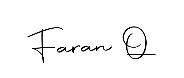 Similarly Autography-DOLnW is the best handwritten signature design. Signature creator online .You can use it as an online autograph creator for name Faran Q. Faran Q signature style 10 images and pictures png