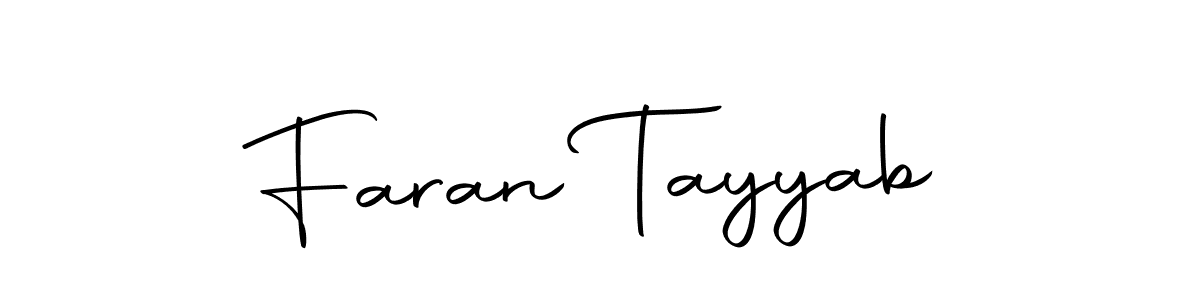 Make a beautiful signature design for name Faran Tayyab. With this signature (Autography-DOLnW) style, you can create a handwritten signature for free. Faran Tayyab signature style 10 images and pictures png