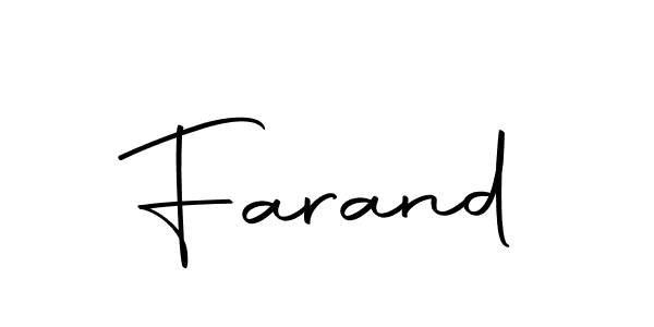 How to make Farand name signature. Use Autography-DOLnW style for creating short signs online. This is the latest handwritten sign. Farand signature style 10 images and pictures png