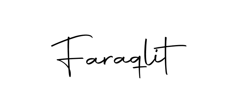 How to make Faraqlit name signature. Use Autography-DOLnW style for creating short signs online. This is the latest handwritten sign. Faraqlit signature style 10 images and pictures png