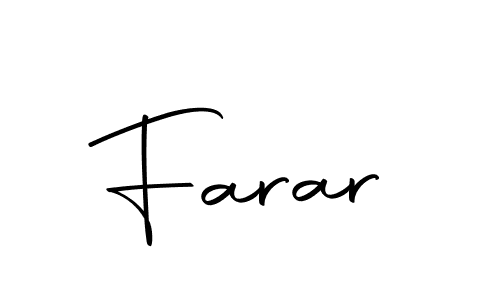 Create a beautiful signature design for name Farar. With this signature (Autography-DOLnW) fonts, you can make a handwritten signature for free. Farar signature style 10 images and pictures png