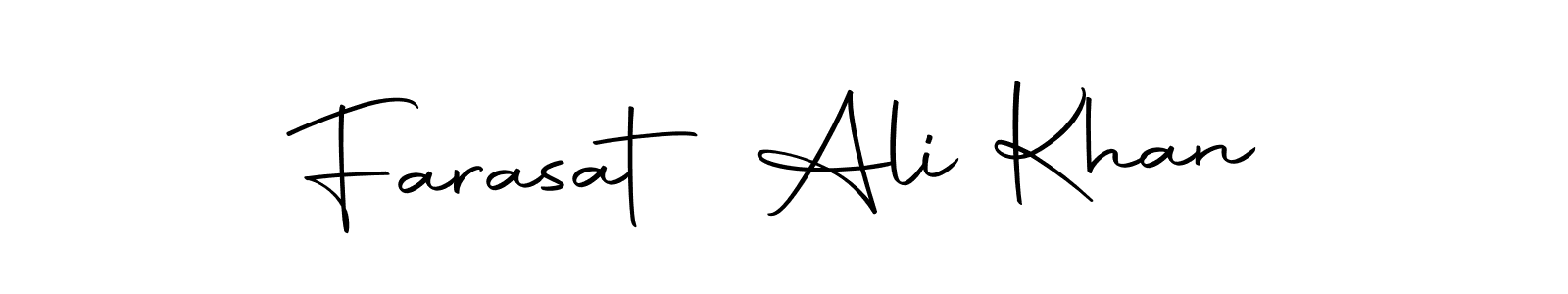 Make a beautiful signature design for name Farasat Ali Khan. Use this online signature maker to create a handwritten signature for free. Farasat Ali Khan signature style 10 images and pictures png