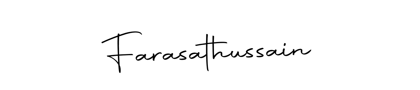 Farasathussain stylish signature style. Best Handwritten Sign (Autography-DOLnW) for my name. Handwritten Signature Collection Ideas for my name Farasathussain. Farasathussain signature style 10 images and pictures png