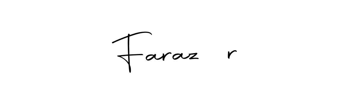 How to make Faraz♥️r name signature. Use Autography-DOLnW style for creating short signs online. This is the latest handwritten sign. Faraz♥️r signature style 10 images and pictures png