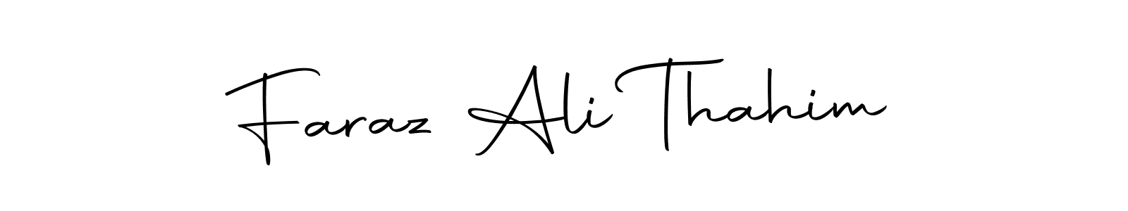 Faraz Ali Thahim stylish signature style. Best Handwritten Sign (Autography-DOLnW) for my name. Handwritten Signature Collection Ideas for my name Faraz Ali Thahim. Faraz Ali Thahim signature style 10 images and pictures png