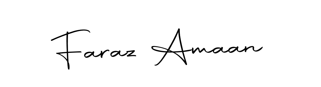 Use a signature maker to create a handwritten signature online. With this signature software, you can design (Autography-DOLnW) your own signature for name Faraz Amaan. Faraz Amaan signature style 10 images and pictures png