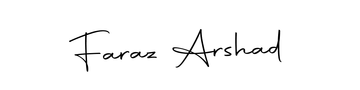 Create a beautiful signature design for name Faraz Arshad. With this signature (Autography-DOLnW) fonts, you can make a handwritten signature for free. Faraz Arshad signature style 10 images and pictures png
