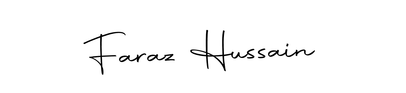 Faraz Hussain stylish signature style. Best Handwritten Sign (Autography-DOLnW) for my name. Handwritten Signature Collection Ideas for my name Faraz Hussain. Faraz Hussain signature style 10 images and pictures png