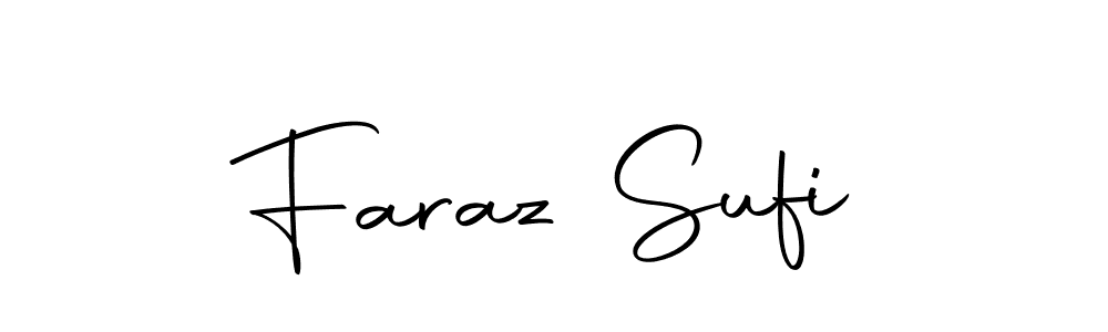 Create a beautiful signature design for name Faraz Sufi. With this signature (Autography-DOLnW) fonts, you can make a handwritten signature for free. Faraz Sufi signature style 10 images and pictures png
