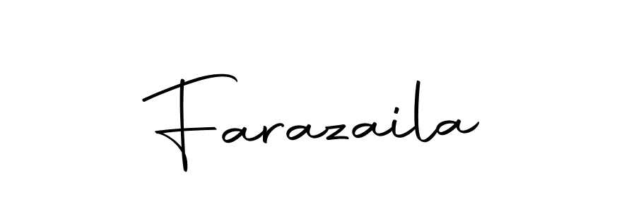 Create a beautiful signature design for name Farazaila. With this signature (Autography-DOLnW) fonts, you can make a handwritten signature for free. Farazaila signature style 10 images and pictures png