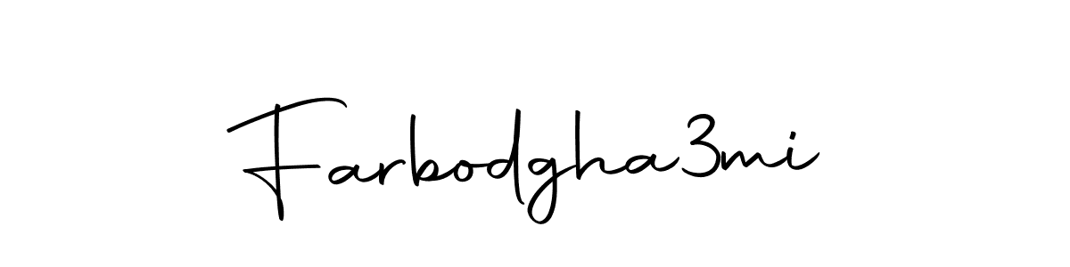 Create a beautiful signature design for name Farbodgha3mi. With this signature (Autography-DOLnW) fonts, you can make a handwritten signature for free. Farbodgha3mi signature style 10 images and pictures png