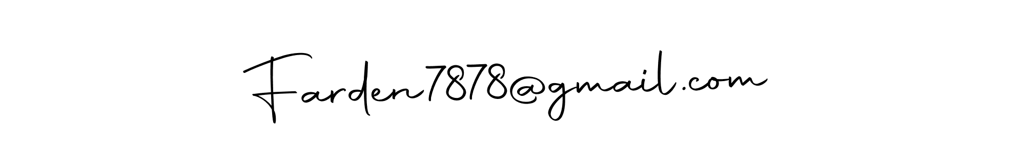 How to Draw Farden7878@gmail.com signature style? Autography-DOLnW is a latest design signature styles for name Farden7878@gmail.com. Farden7878@gmail.com signature style 10 images and pictures png