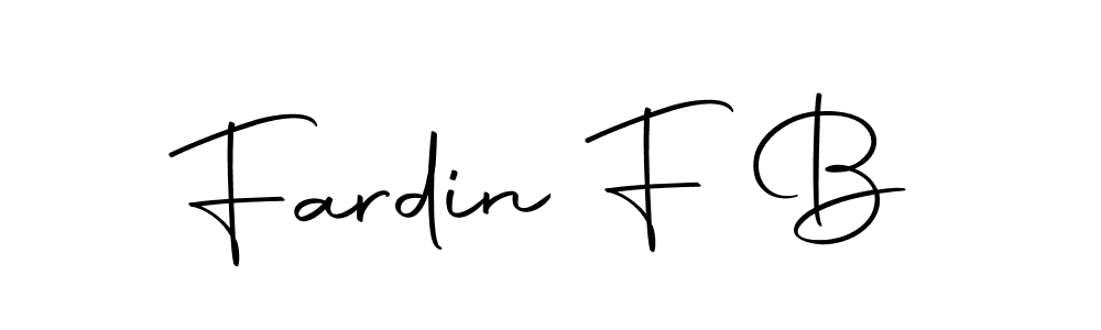 It looks lik you need a new signature style for name Fardin F B. Design unique handwritten (Autography-DOLnW) signature with our free signature maker in just a few clicks. Fardin F B signature style 10 images and pictures png