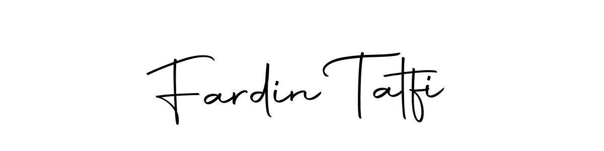 Design your own signature with our free online signature maker. With this signature software, you can create a handwritten (Autography-DOLnW) signature for name Fardin Tatfi. Fardin Tatfi signature style 10 images and pictures png