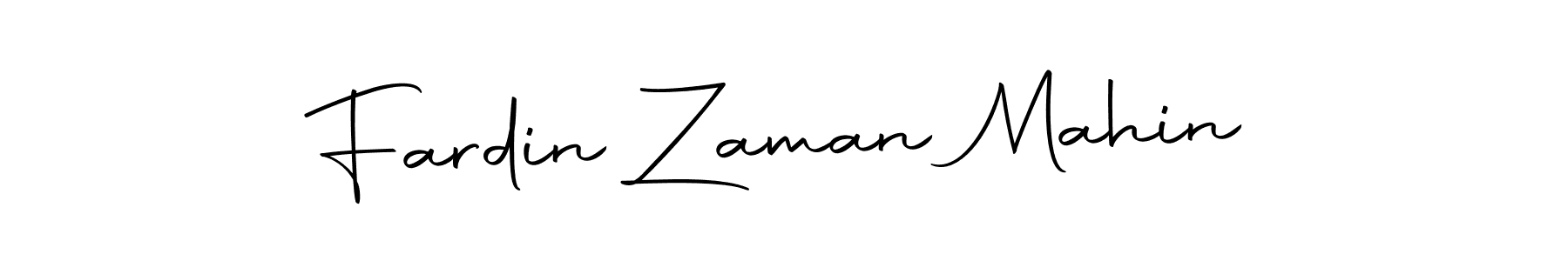 How to make Fardin Zaman Mahin name signature. Use Autography-DOLnW style for creating short signs online. This is the latest handwritten sign. Fardin Zaman Mahin signature style 10 images and pictures png