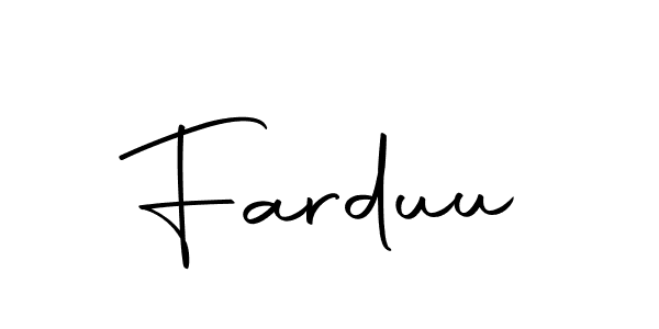 Make a short Farduu signature style. Manage your documents anywhere anytime using Autography-DOLnW. Create and add eSignatures, submit forms, share and send files easily. Farduu signature style 10 images and pictures png