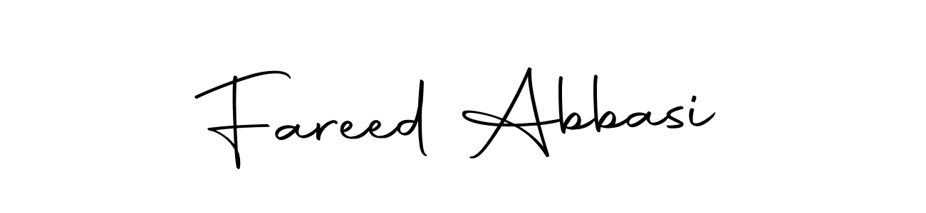 Design your own signature with our free online signature maker. With this signature software, you can create a handwritten (Autography-DOLnW) signature for name Fareed Abbasi. Fareed Abbasi signature style 10 images and pictures png