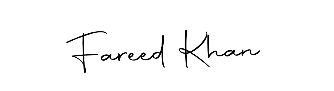 Make a beautiful signature design for name Fareed Khan. With this signature (Autography-DOLnW) style, you can create a handwritten signature for free. Fareed Khan signature style 10 images and pictures png