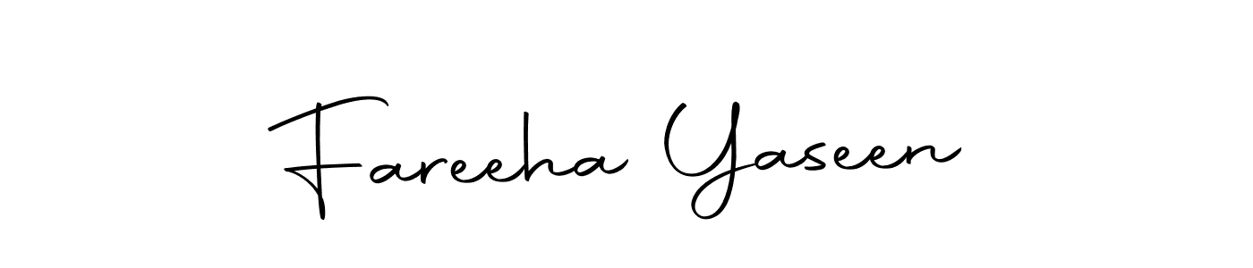 You can use this online signature creator to create a handwritten signature for the name Fareeha Yaseen. This is the best online autograph maker. Fareeha Yaseen signature style 10 images and pictures png