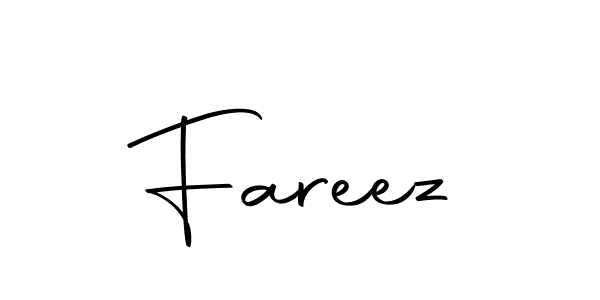 How to make Fareez name signature. Use Autography-DOLnW style for creating short signs online. This is the latest handwritten sign. Fareez signature style 10 images and pictures png