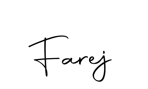 How to make Farej signature? Autography-DOLnW is a professional autograph style. Create handwritten signature for Farej name. Farej signature style 10 images and pictures png