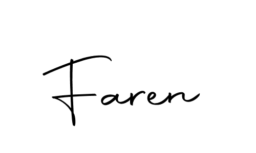 Faren stylish signature style. Best Handwritten Sign (Autography-DOLnW) for my name. Handwritten Signature Collection Ideas for my name Faren. Faren signature style 10 images and pictures png