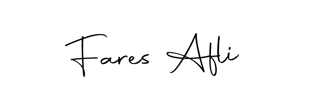 Make a beautiful signature design for name Fares Afli. With this signature (Autography-DOLnW) style, you can create a handwritten signature for free. Fares Afli signature style 10 images and pictures png