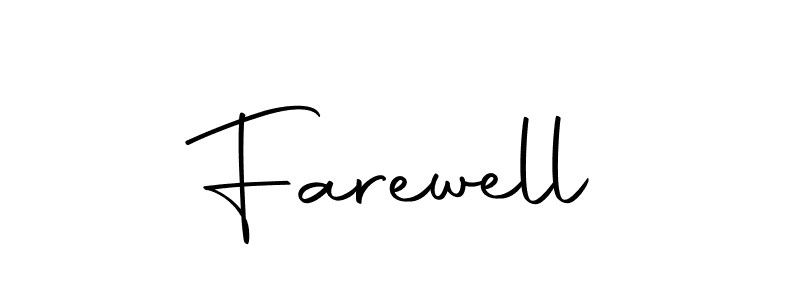 Farewell stylish signature style. Best Handwritten Sign (Autography-DOLnW) for my name. Handwritten Signature Collection Ideas for my name Farewell. Farewell signature style 10 images and pictures png