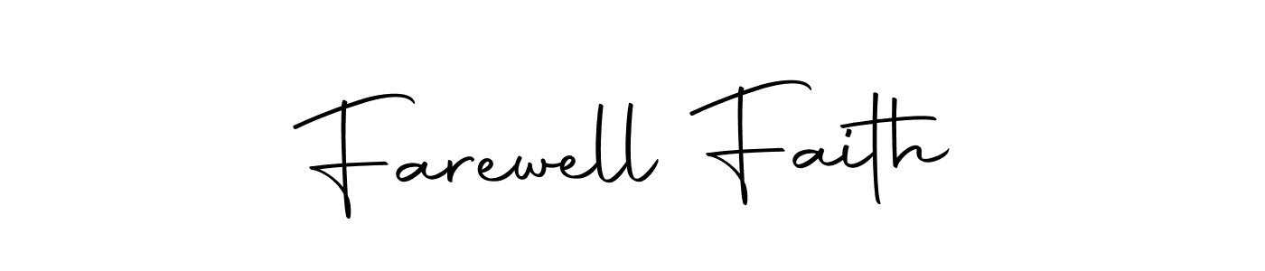 Make a beautiful signature design for name Farewell Faith. Use this online signature maker to create a handwritten signature for free. Farewell Faith signature style 10 images and pictures png