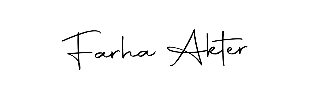 How to make Farha Akter signature? Autography-DOLnW is a professional autograph style. Create handwritten signature for Farha Akter name. Farha Akter signature style 10 images and pictures png
