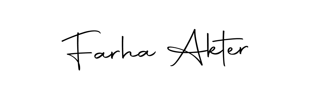 if you are searching for the best signature style for your name Farha Akter. so please give up your signature search. here we have designed multiple signature styles  using Autography-DOLnW. Farha Akter signature style 10 images and pictures png