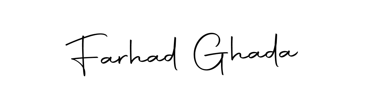 Here are the top 10 professional signature styles for the name Farhad Ghada. These are the best autograph styles you can use for your name. Farhad Ghada signature style 10 images and pictures png