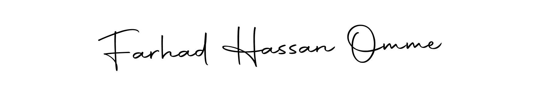 How to make Farhad Hassan Omme signature? Autography-DOLnW is a professional autograph style. Create handwritten signature for Farhad Hassan Omme name. Farhad Hassan Omme signature style 10 images and pictures png