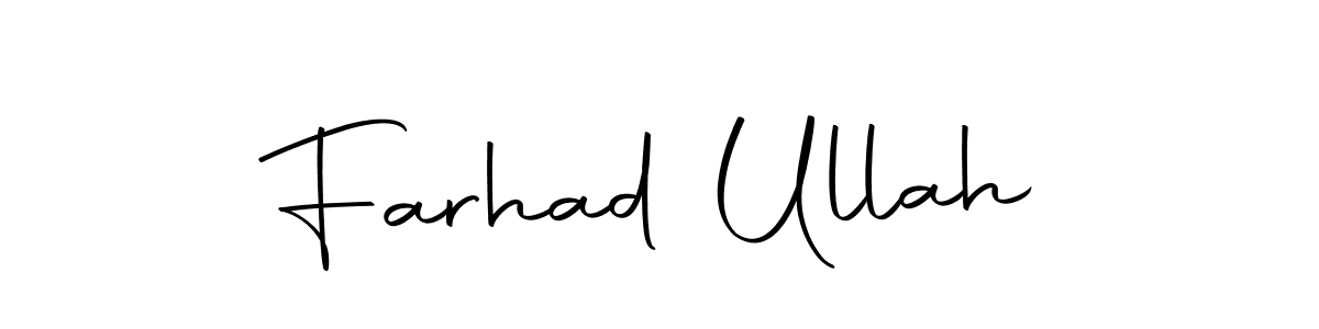 Create a beautiful signature design for name Farhad Ullah. With this signature (Autography-DOLnW) fonts, you can make a handwritten signature for free. Farhad Ullah signature style 10 images and pictures png