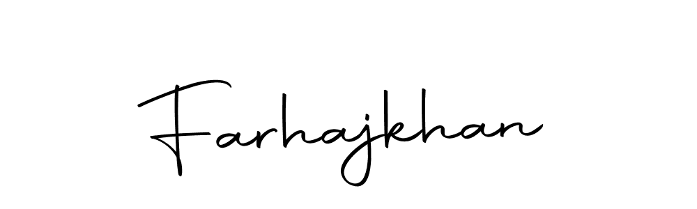 How to make Farhajkhan signature? Autography-DOLnW is a professional autograph style. Create handwritten signature for Farhajkhan name. Farhajkhan signature style 10 images and pictures png