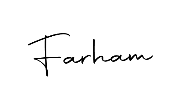 The best way (Autography-DOLnW) to make a short signature is to pick only two or three words in your name. The name Farham include a total of six letters. For converting this name. Farham signature style 10 images and pictures png